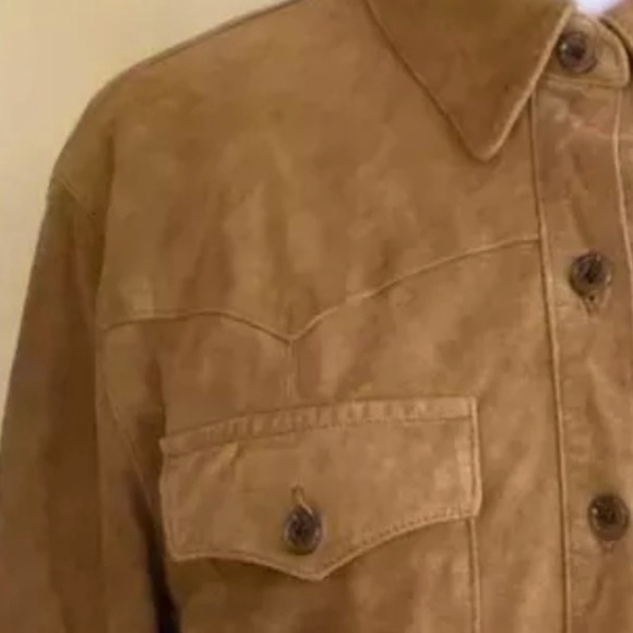 RALPH LAUREN Western Equestrian Glove Soft Suede Leather Coat Dress 8 RARE NWT!! - Picture 11 of 13